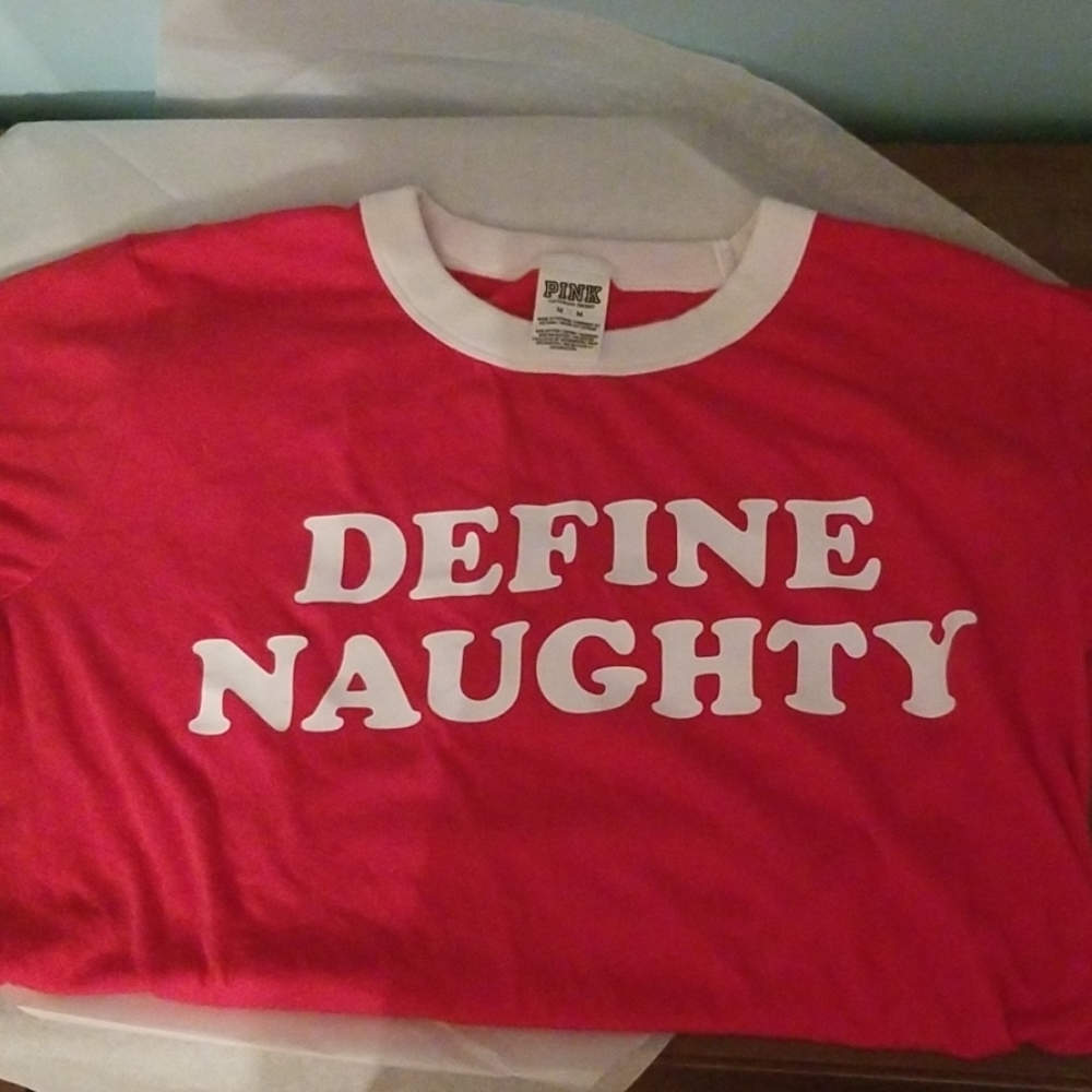 Define Naughty Pink Brand Shirt